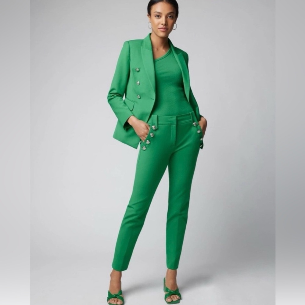 White House Black Market Vibrant Green Pants